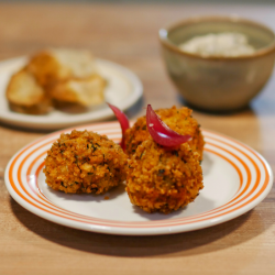 Croquette de Raie au curry...